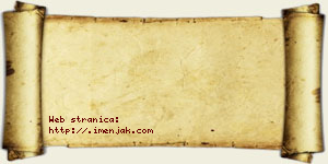 Koča Debeljak vizit kartica